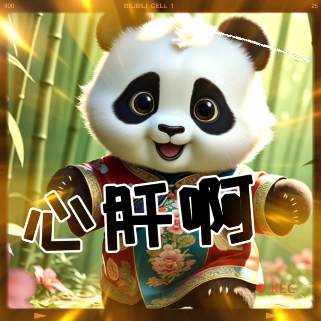 二次元搞笑表情包-大熊猫