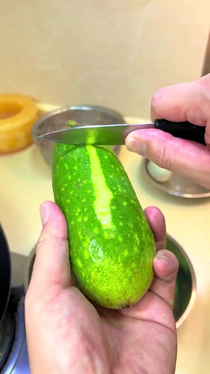 节瓜用来做生滚汤真的老广挚爱!