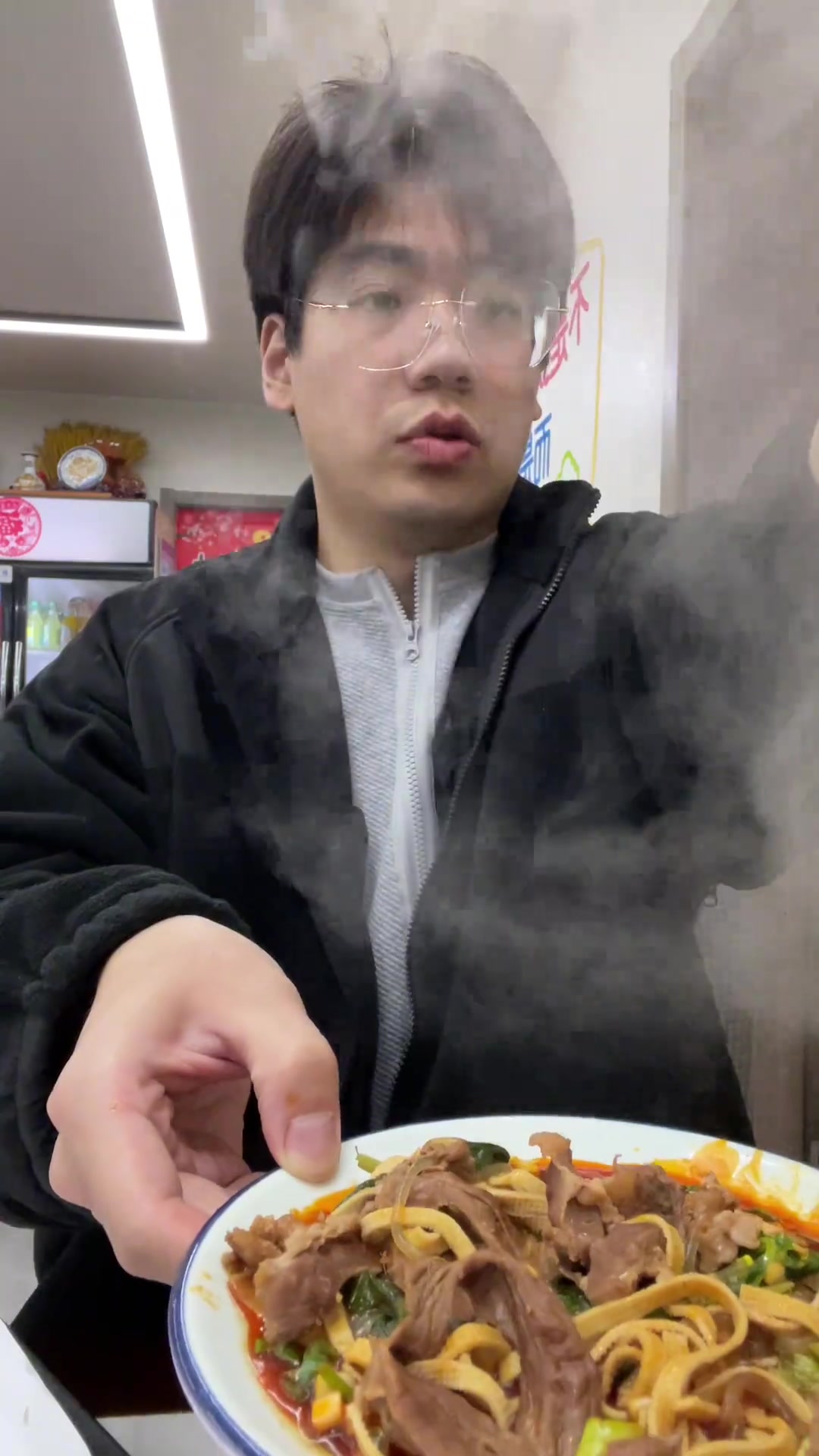 炭炉羊肉看着好吃