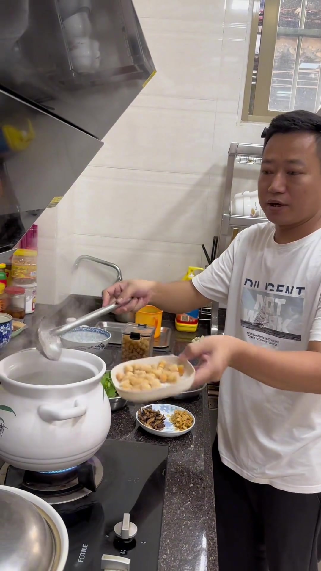 春菜排骨粥会下厨的男人 春菜排骨粥