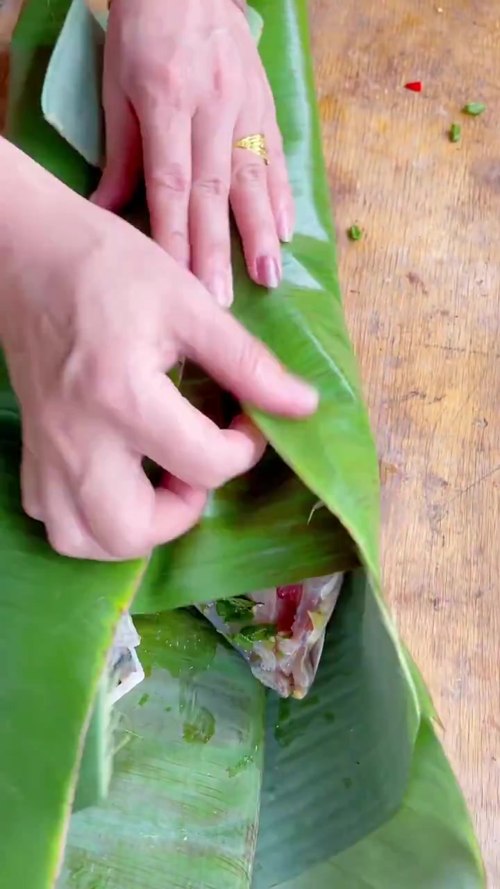 傣味包烧鱼,下饭菜