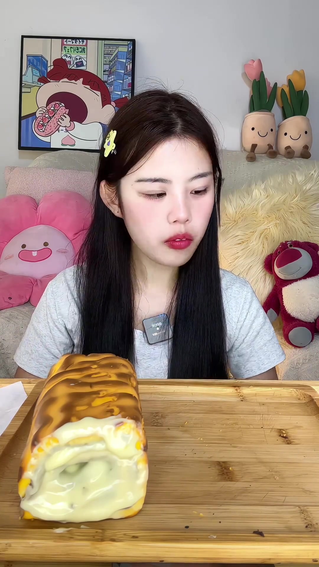 皮薄馅厚的虎皮卷~抹茶巧克力奶酪栗子泥的!