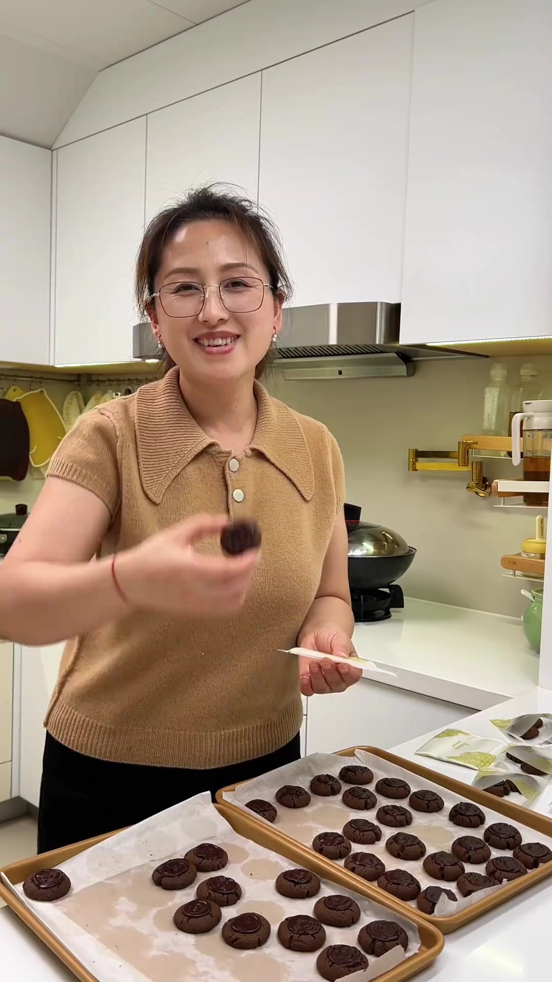 超简单的巧克力饼干都可以在家操作起来记录真实生活 手工饼干