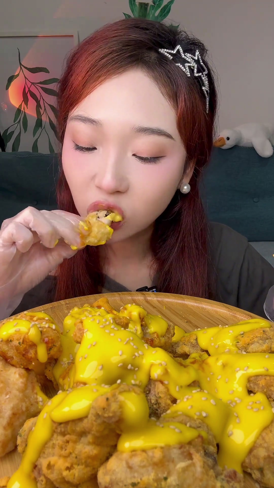 蜂蜜芥末炸鸡 一到夜里就想吃炸鸡～