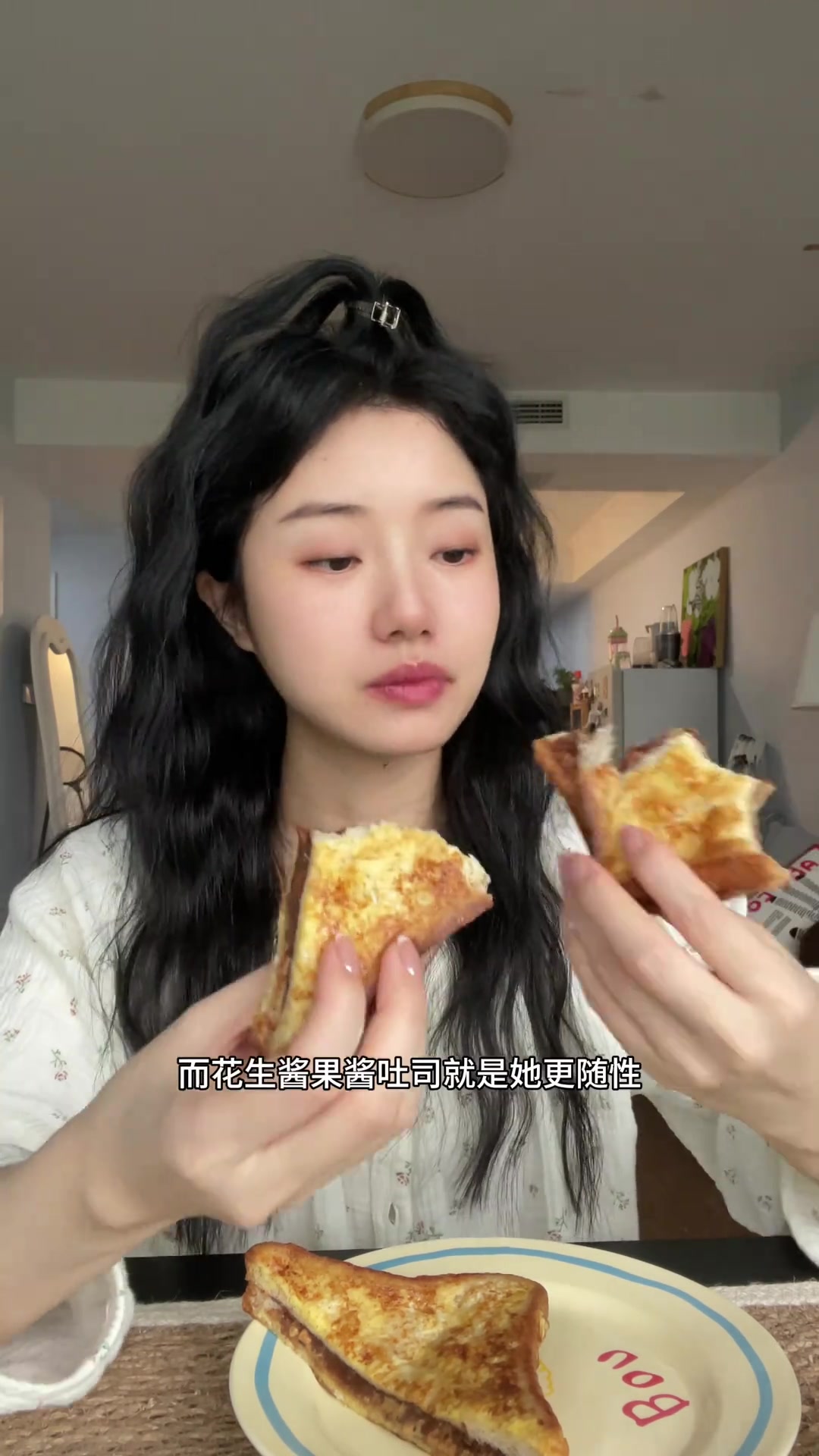 咸甜三明治好吃晕了!早餐:五红燕麦银耳粥≈350kcal