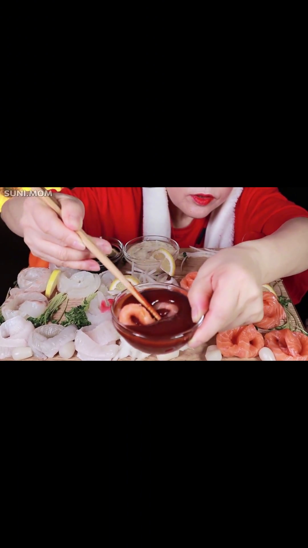 我自己做的三文鱼比目鱼面条 呲溜呲溜好美味