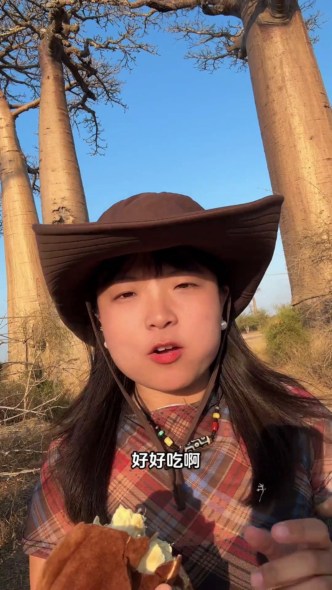 吃个猴面包果,替大家尝尝味道 猴面包树 马达加斯加 勇敢的人先享受世界 贝塔去旅