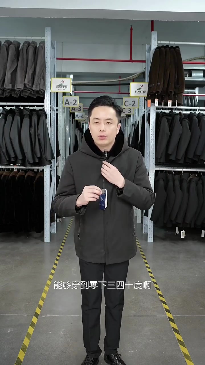 冬天来了,不怕冷的秘密武器!海宁男士派克服,中长款设计更显贴心