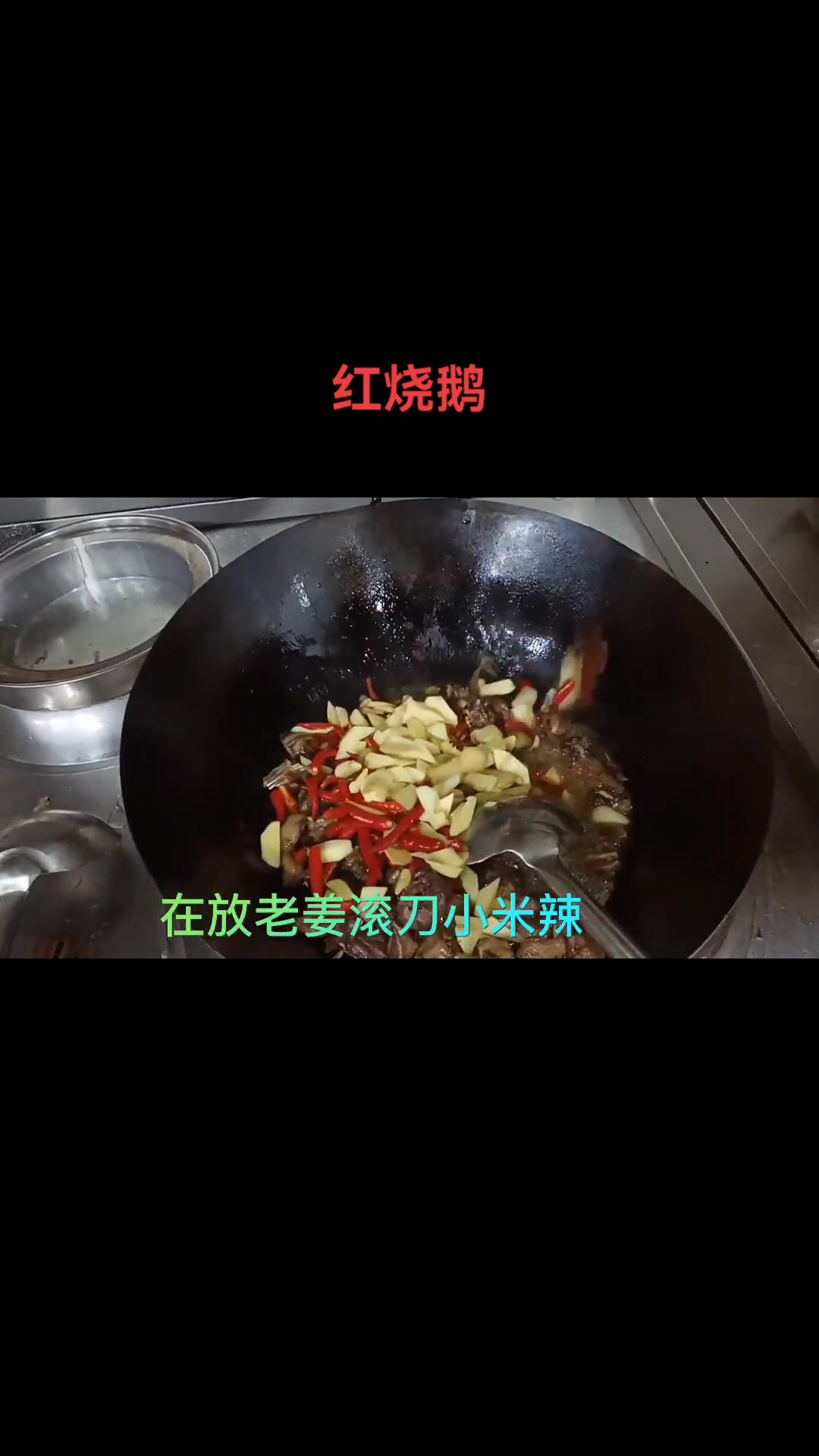 红烧鹅,你家有鹅这样烧硬是几斤老白干都着不住整
