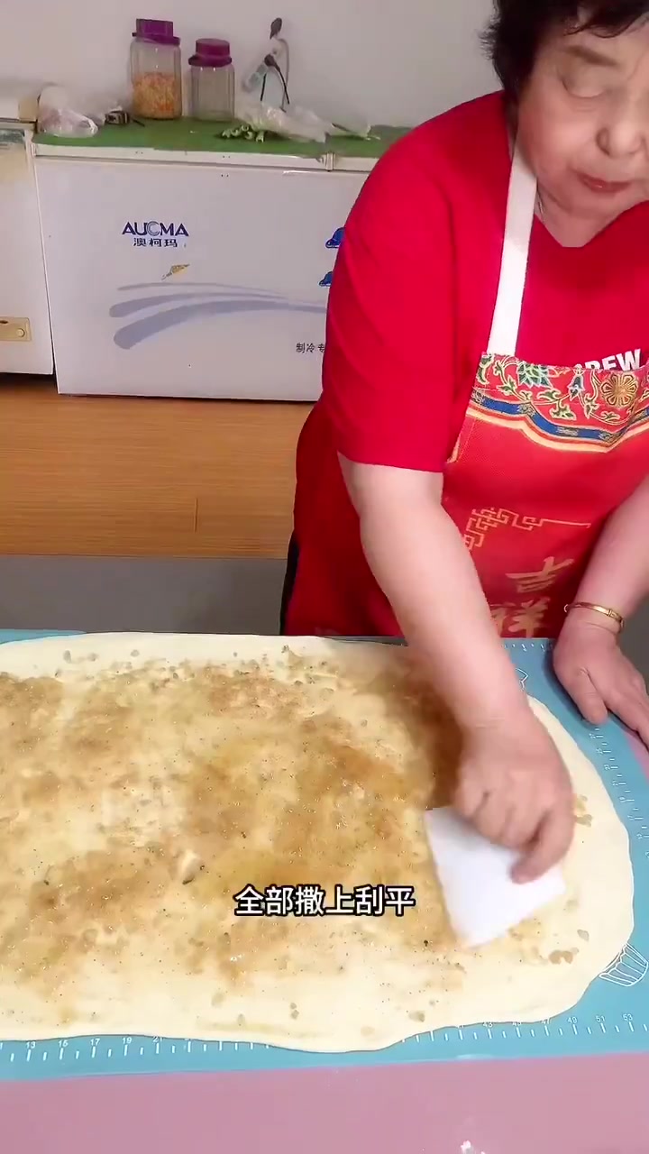 滋油葱花饼 家常美食分享