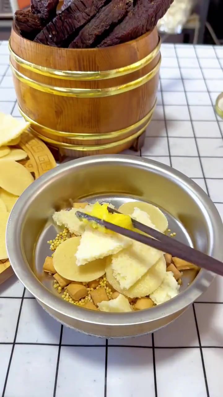 草原美食 奶制品 内蒙古奶茶