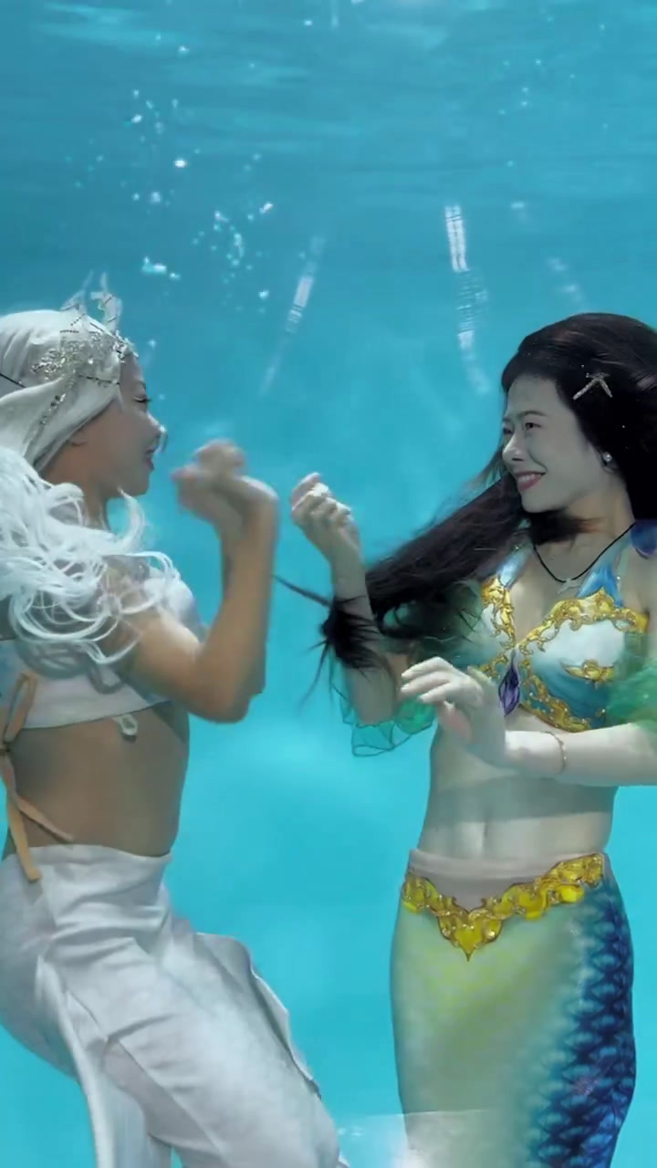 “经历过风雨,见到彩虹后就会格外珍惜”儿童美人鱼课程 美人鱼表演 美人鱼表演专长