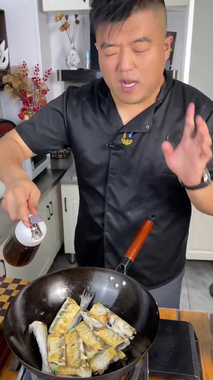 醋焖良鱼,煎焖良鱼