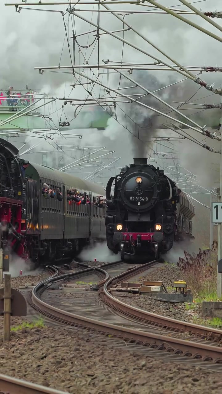 专为二战而研发的,二战德军重型蒸汽火车,4年共生产超过7000台 DRB Class 52