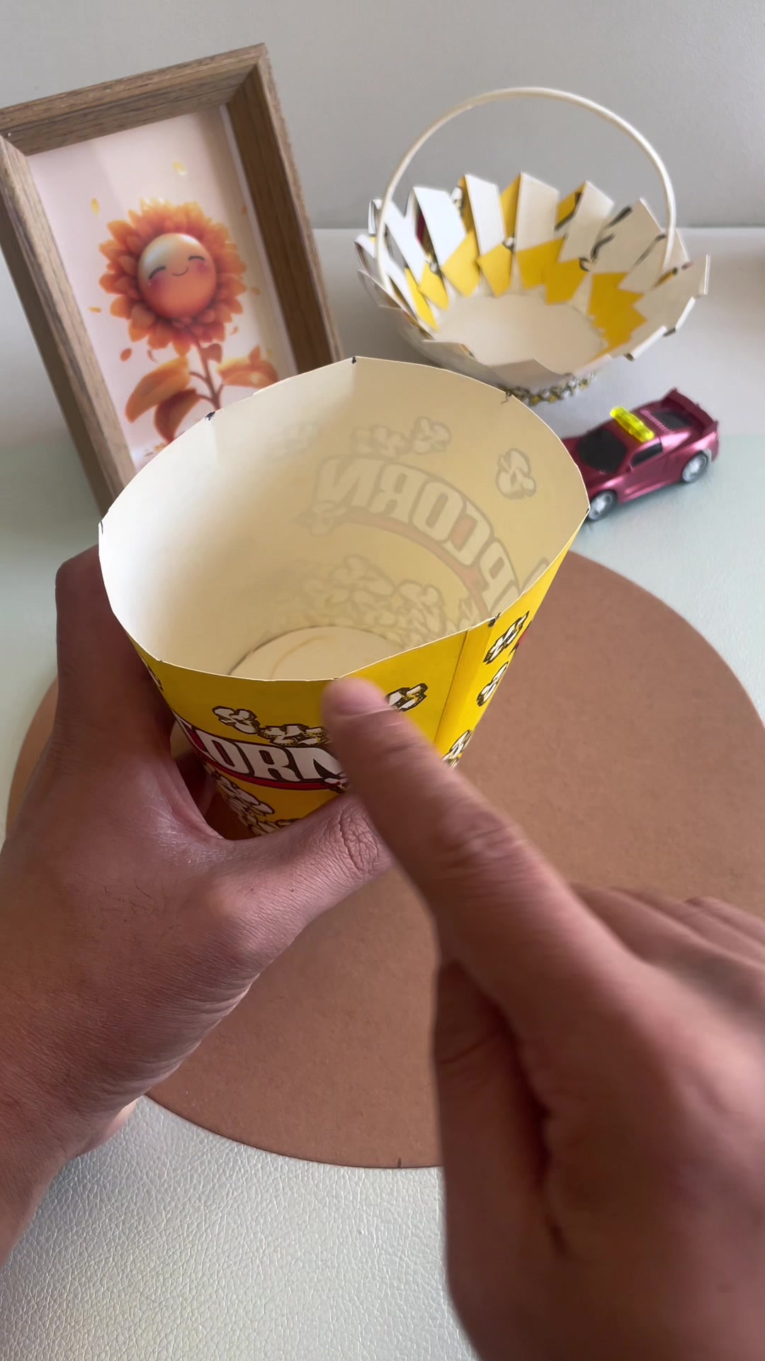 吃完的爆米花桶还能这么用