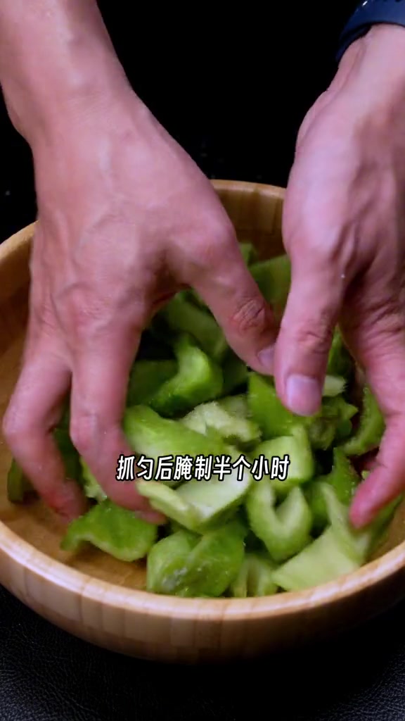 凉拌青菜杆冬季小凉菜凉拌青菜杆