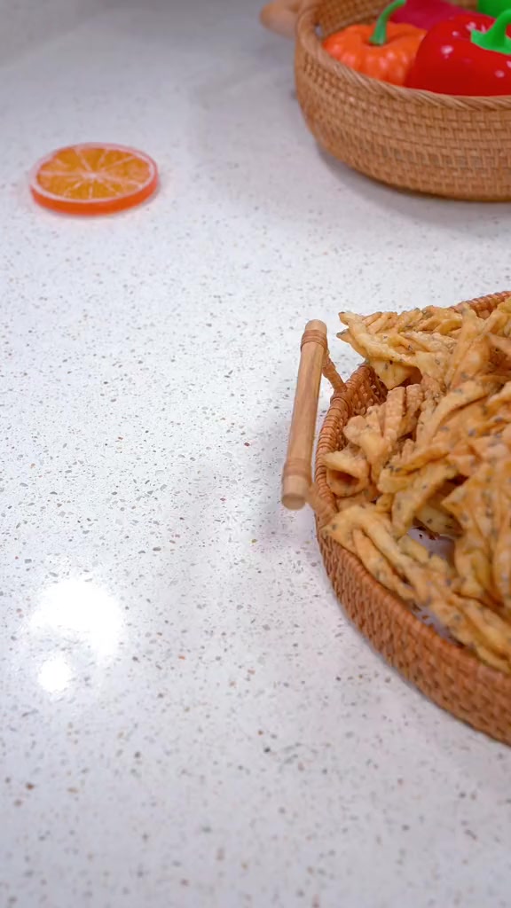 小零食炸麻叶,酥酥脆脆太好吃了面食自制零食炸年货小时候味道