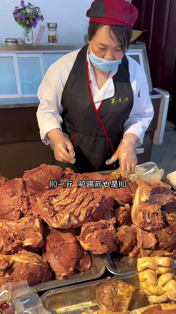 特意去大城吃了很多人的一家开了30多年的驴肉火烧和驴肉馅大包子驴肉舌尖上的美食廊坊特色美食