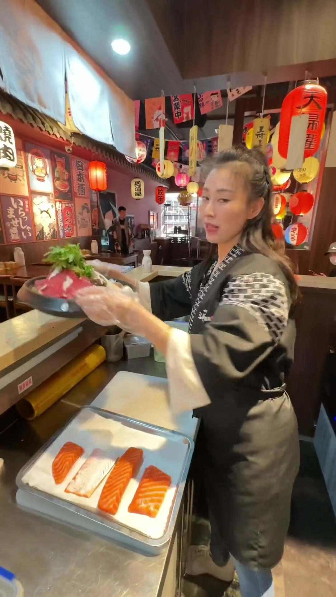 临汾品质日料店～美食流量来了小仙女CC三好居酒屋