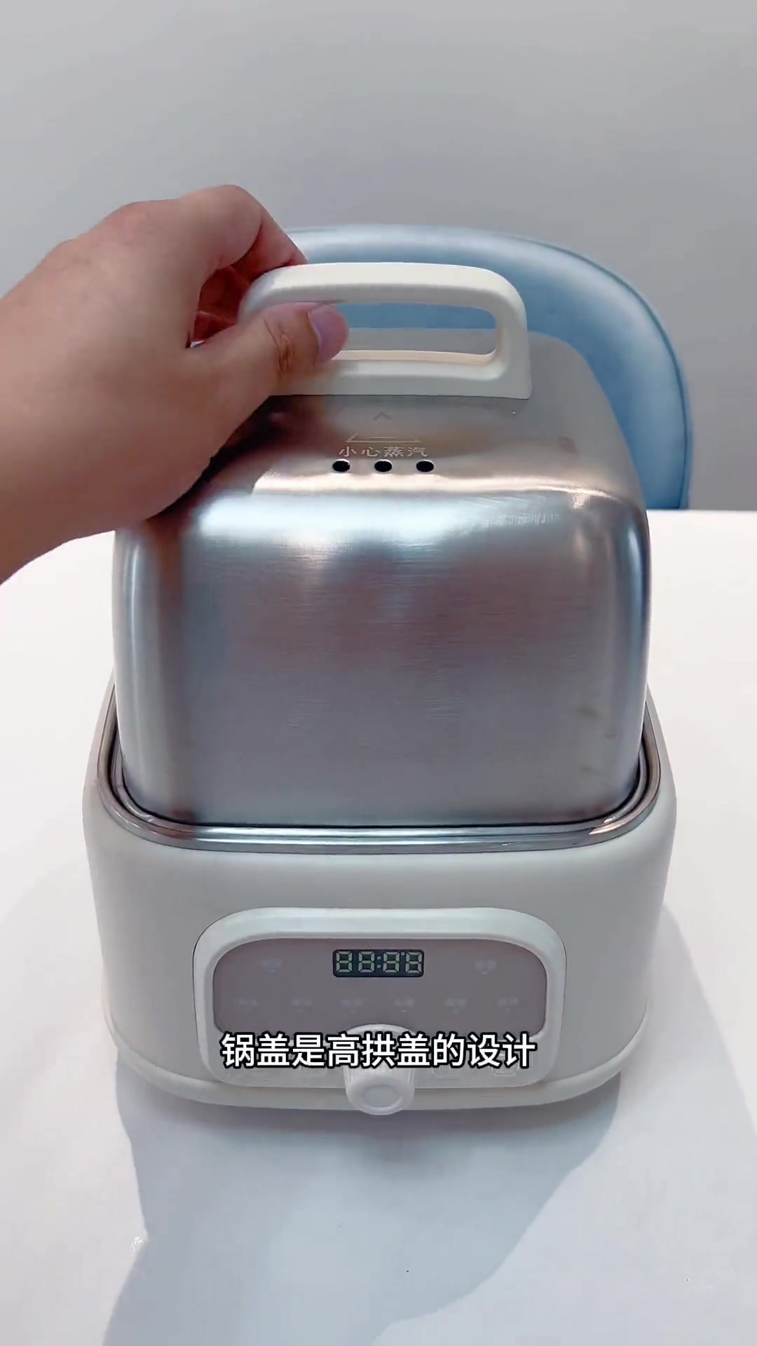 不会做饭的宝子赶快安排上这个电蒸锅吧!一台好用的绞肉机,揽包所有厨房料理科西迷你蒸炖锅蒸煮