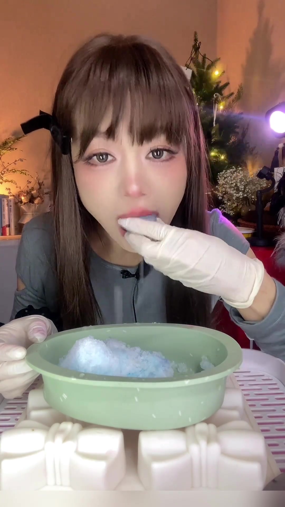 吃个“大米饭”爱吃冰的小姐姐咀嚼音吃冰声控吃冰嘎脆嘎脆创作者中心