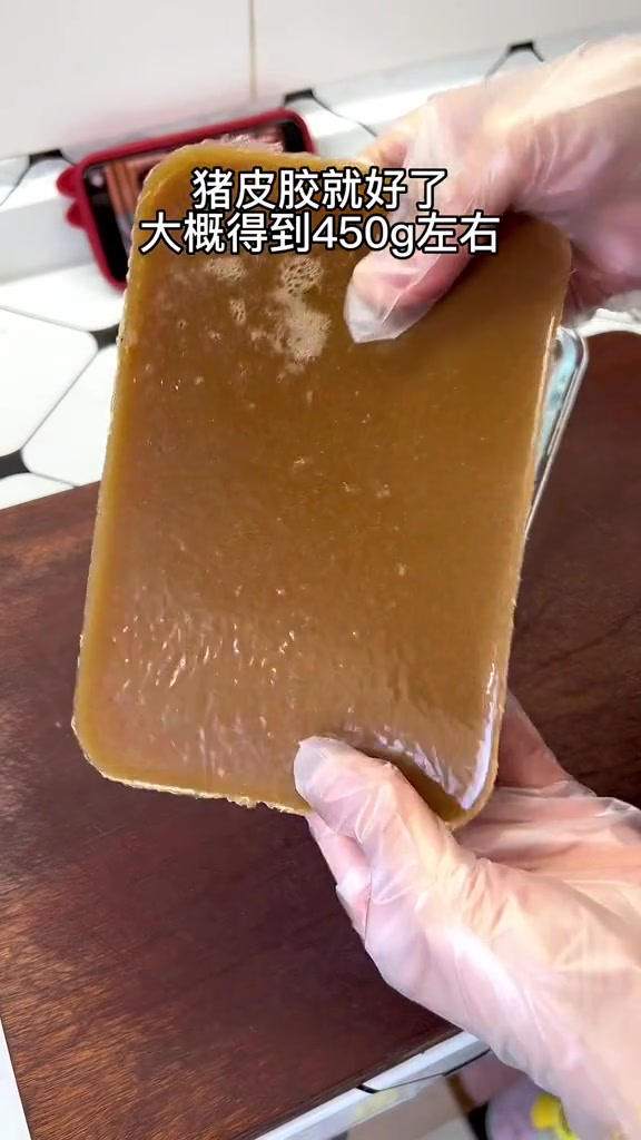 阿胶糕太贵,不如用猪皮熬点固元膏吧!女生都要多吃点!补血养颜滋补养生美食教程