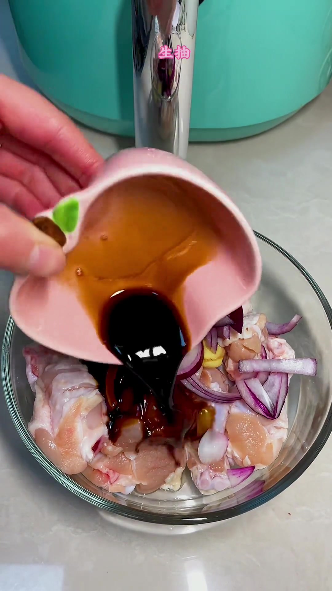 空气炸锅美食美食官奥尔良烤翅鸡翅根的做法