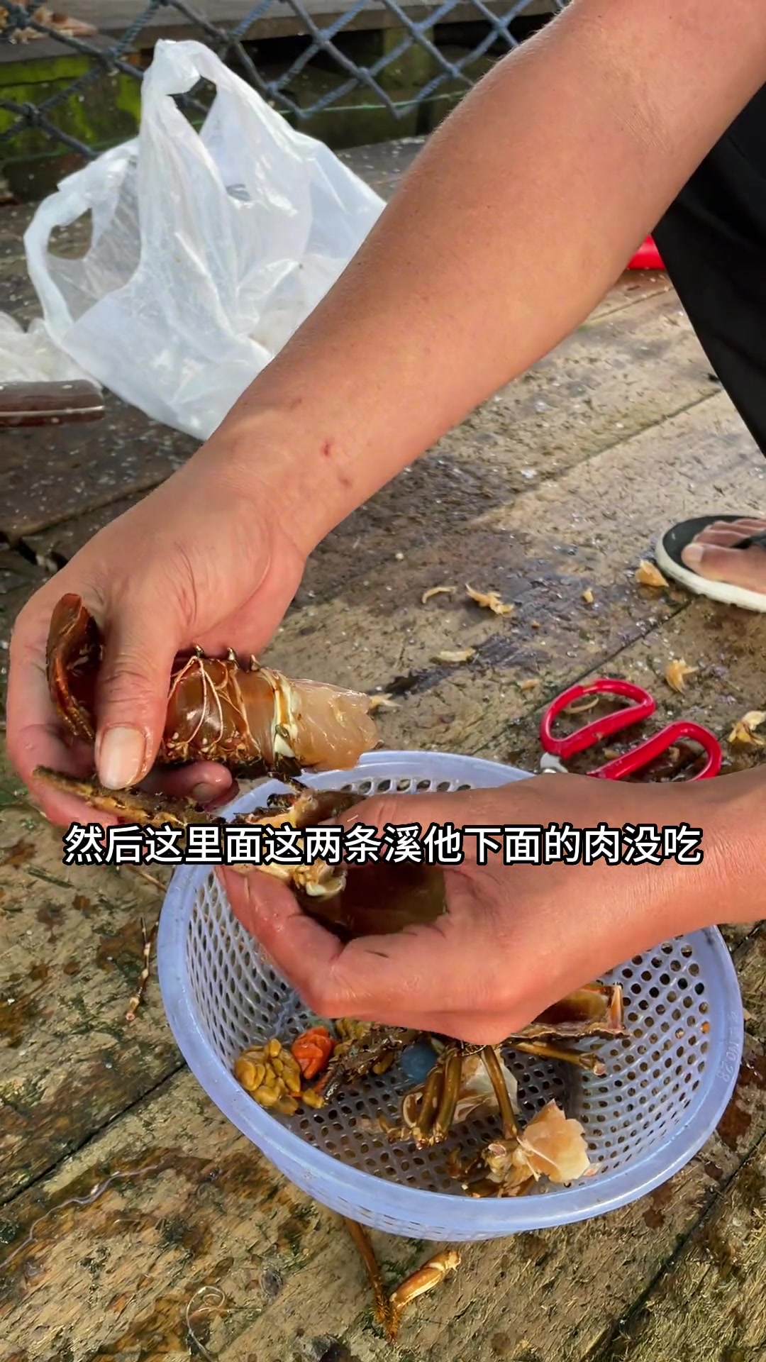 分享一道美味龙虾炒饭海鲜当然是现捞的最新鲜南澳岛汕头海鲜大餐