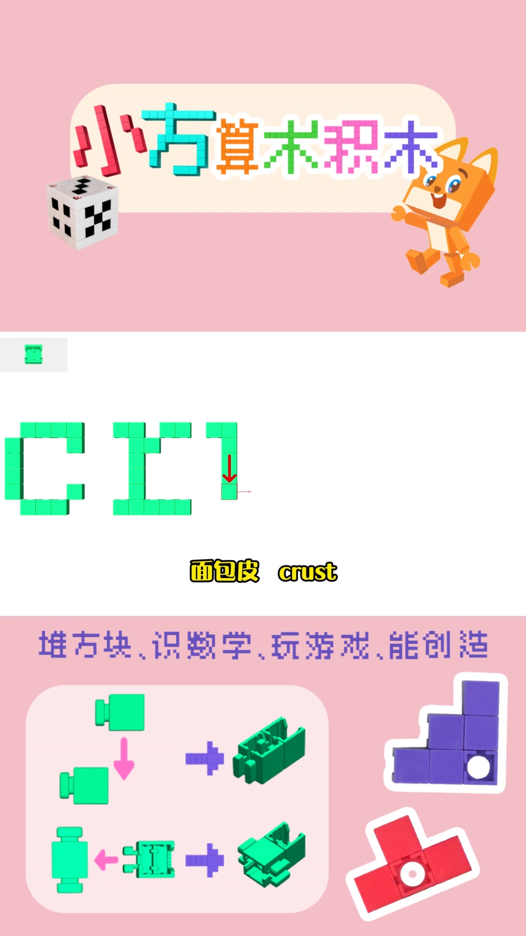 27集 | 从积木中探索英语的世界——面包皮:crust