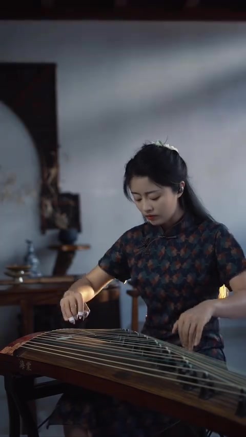 「古筝」唐伯虎Annie《落》玉面小嫣然