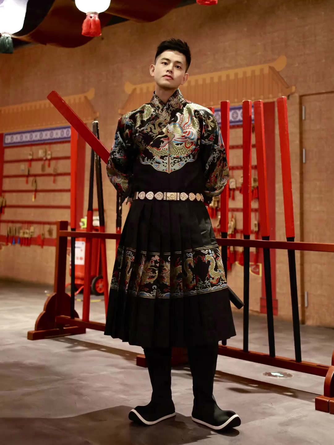 何其有幸,生于华夏汉服中国风飞鱼服古装