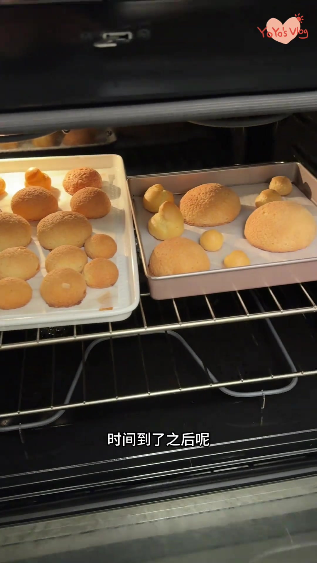 圣诞甜品驾到!抹茶白巧味的修女泡芙~我的厨房日记