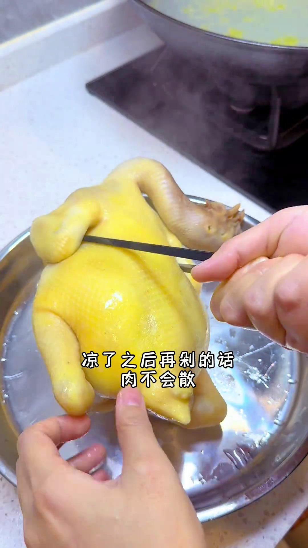 自己家里养的鸡做白切鸡,鸡汤鸡油饭,搭配着喜欢的白切鸡蘸料,太好吃了省饭课代表家常菜