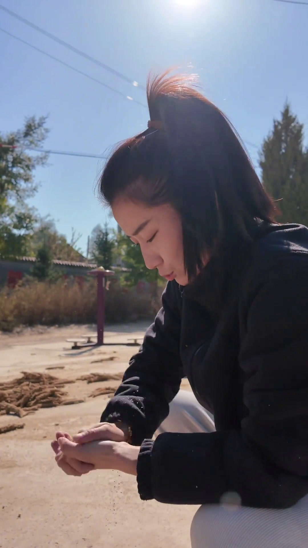 今年地旱,小米更好喝了,嘿嘿~