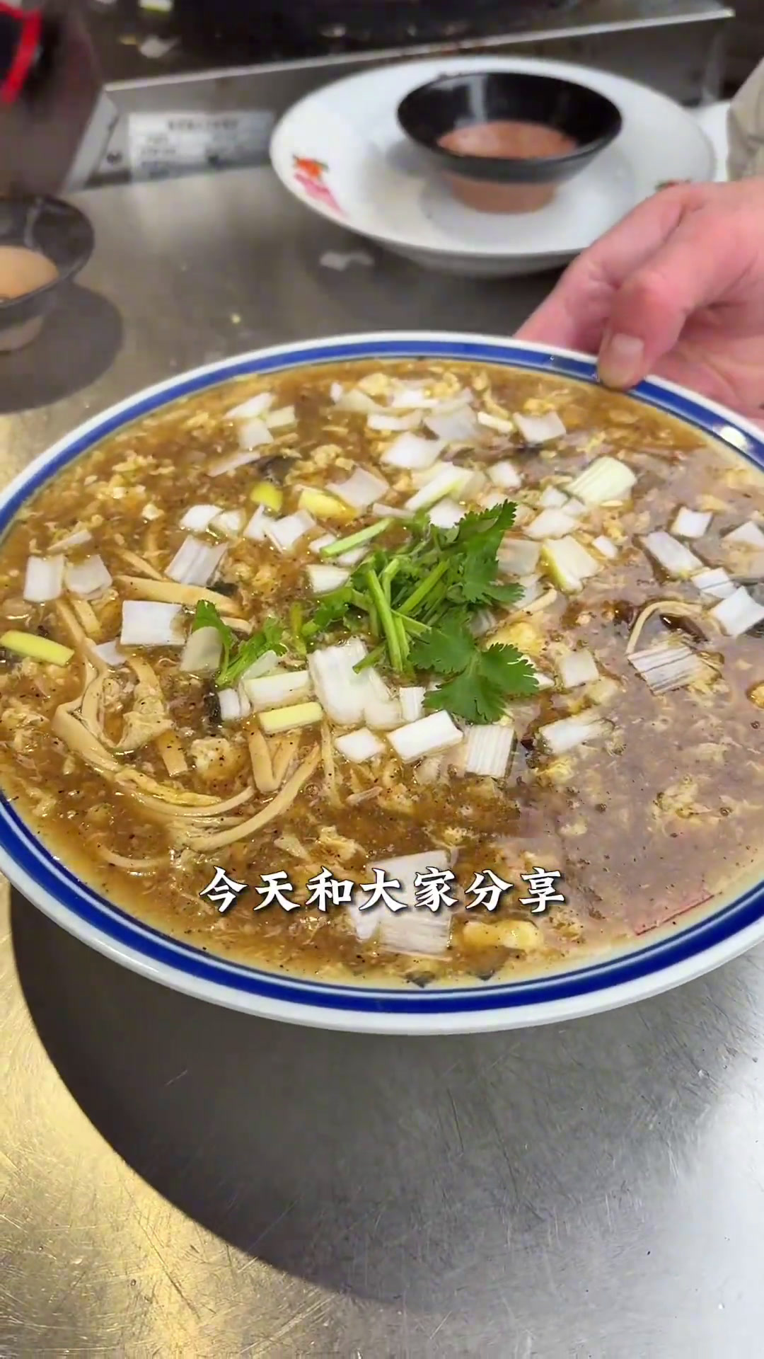 大家最爱的鸡蛋汤做法来了地方特色美食美食官临沂炒鸡乡村味道临沂八大碗