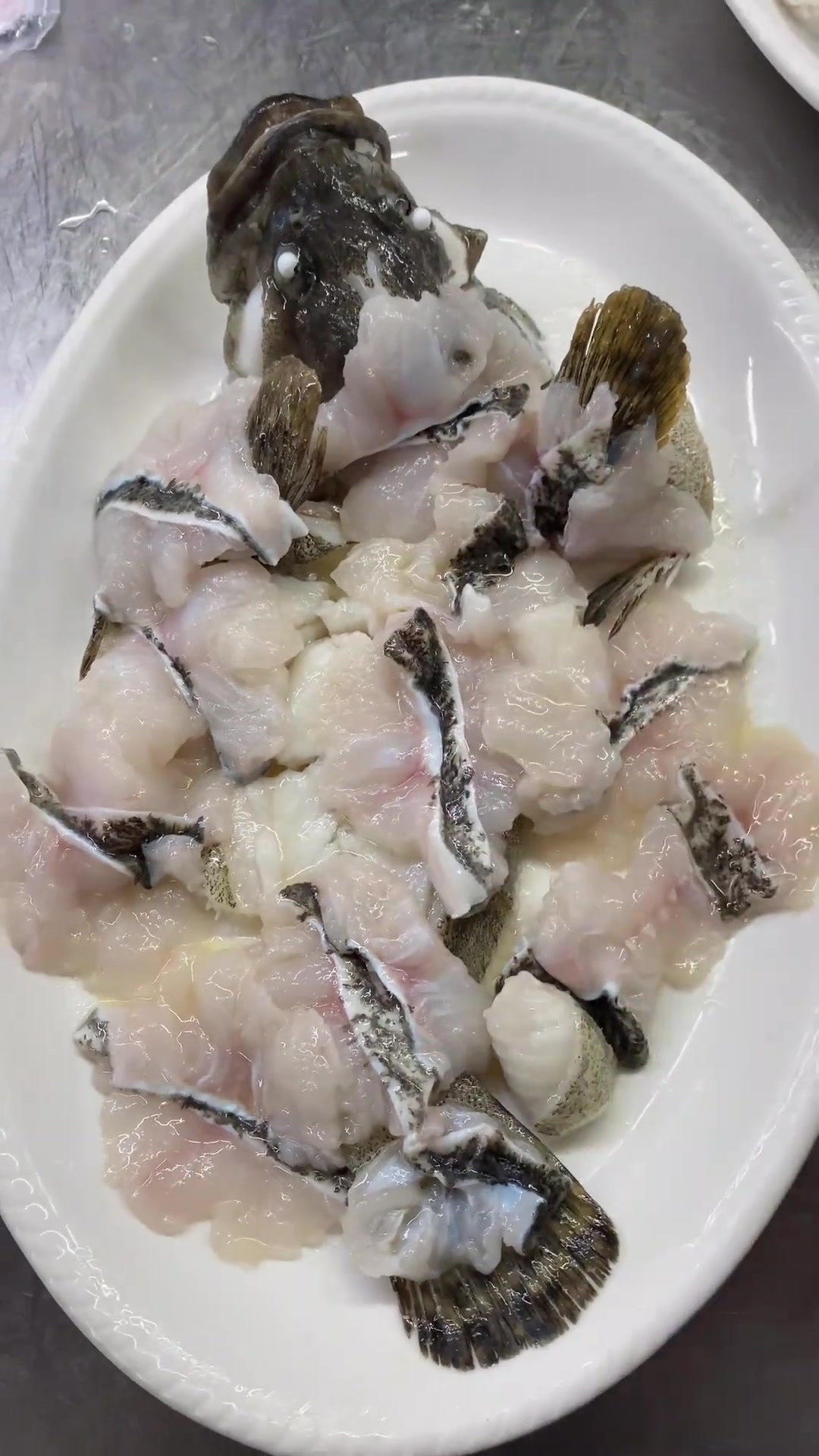 鲜花椒蒸龙趸我的厨房日记制作过程