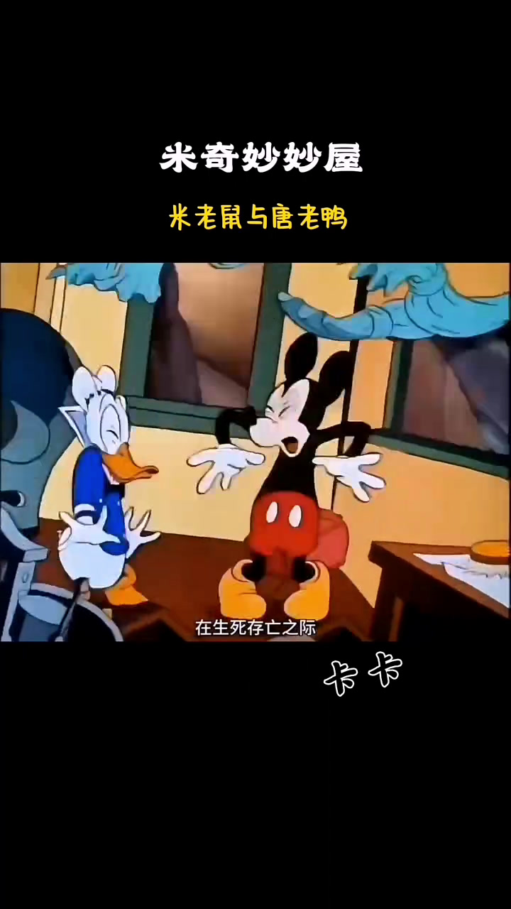 是我们小时候那个米奇和唐老鸭