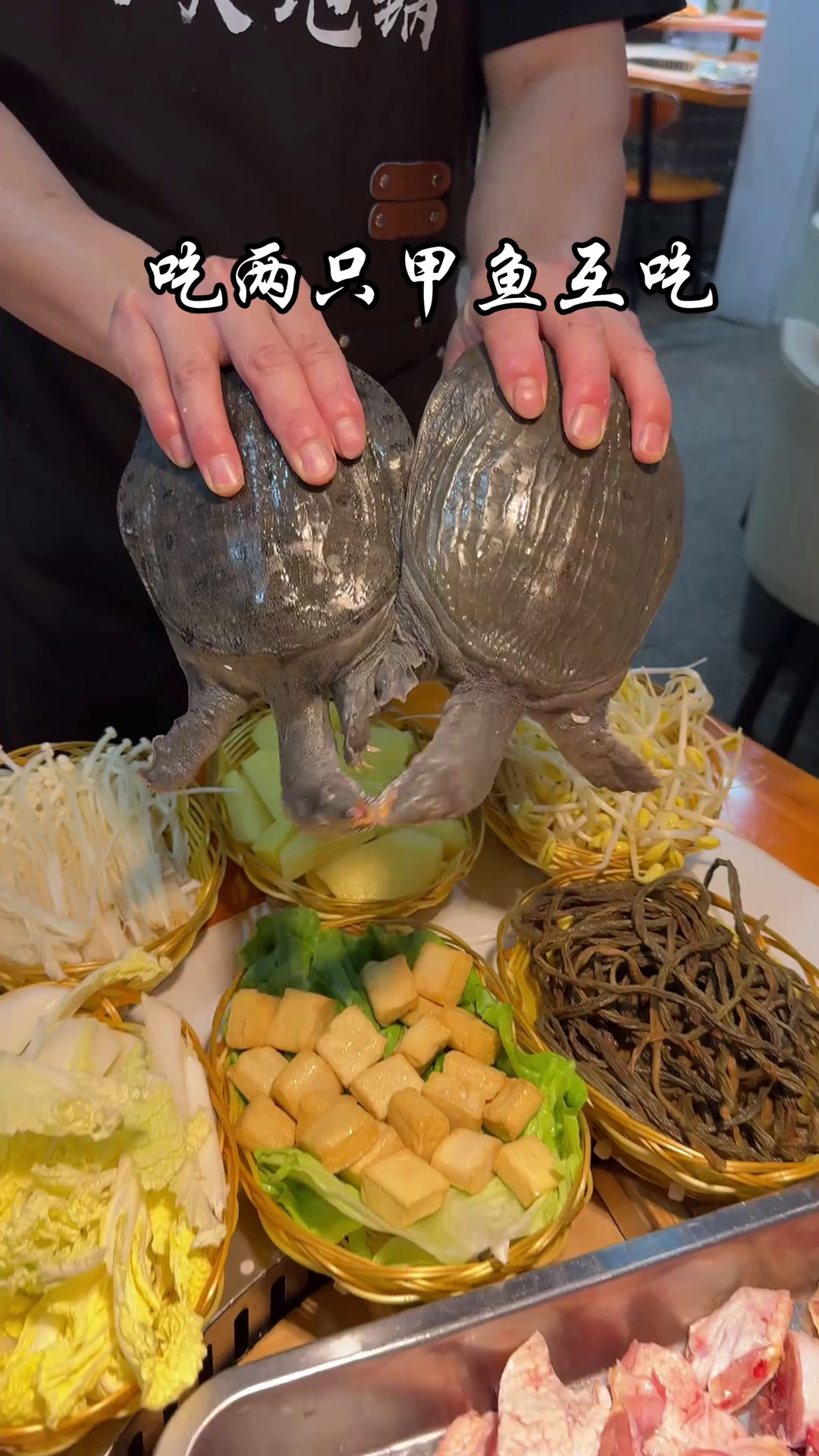 功夫地锅功夫地锅龙港店,能吃到甲鱼和走地鸡同时还有配菜,真的划算,锅贴也很脆功夫地锅地锅鸡