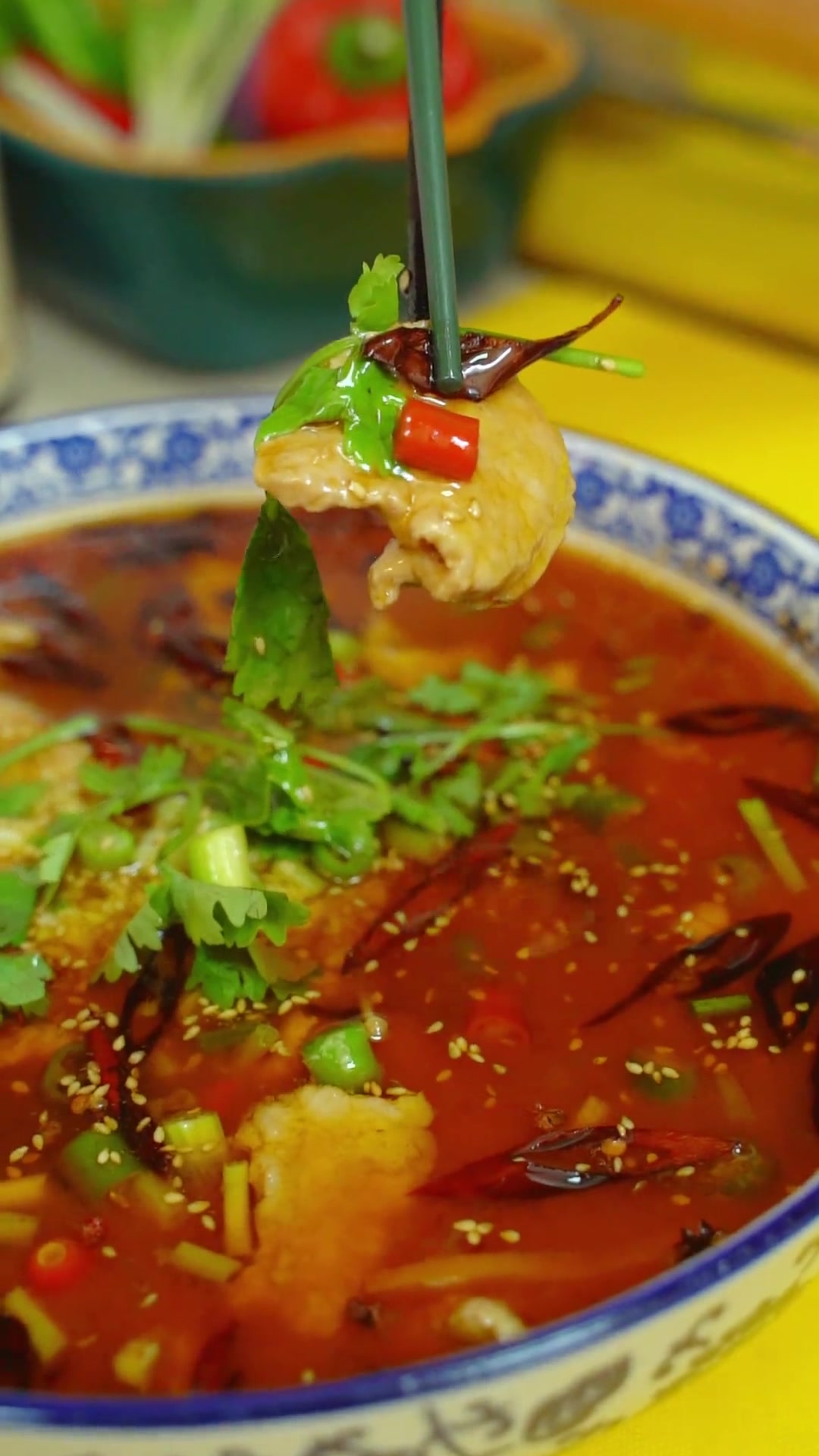 这也太香了吧!水煮肉片你学会了么!这样在家也能做!美食教程川菜美食商城中秋团圆季