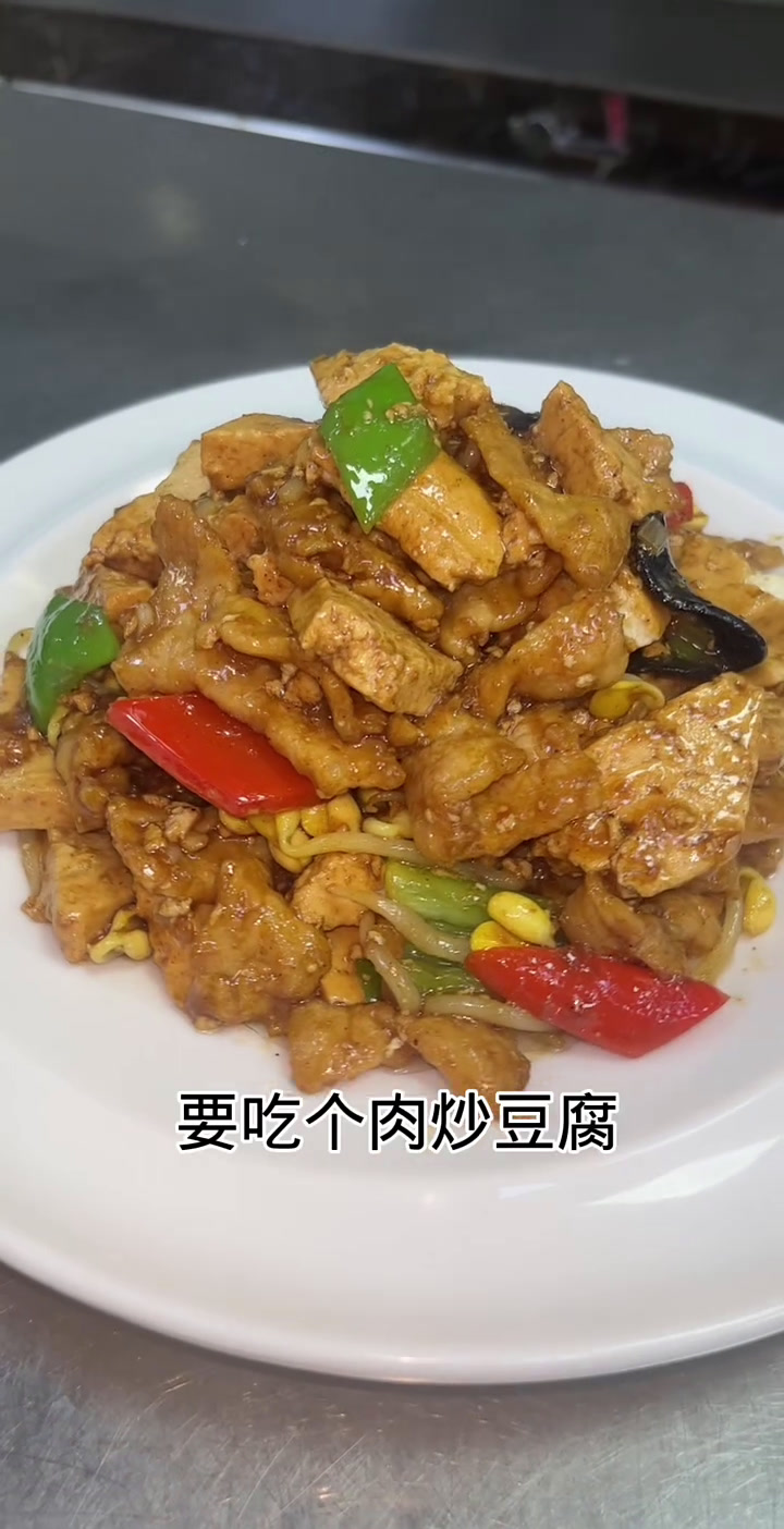 肉炒豆腐