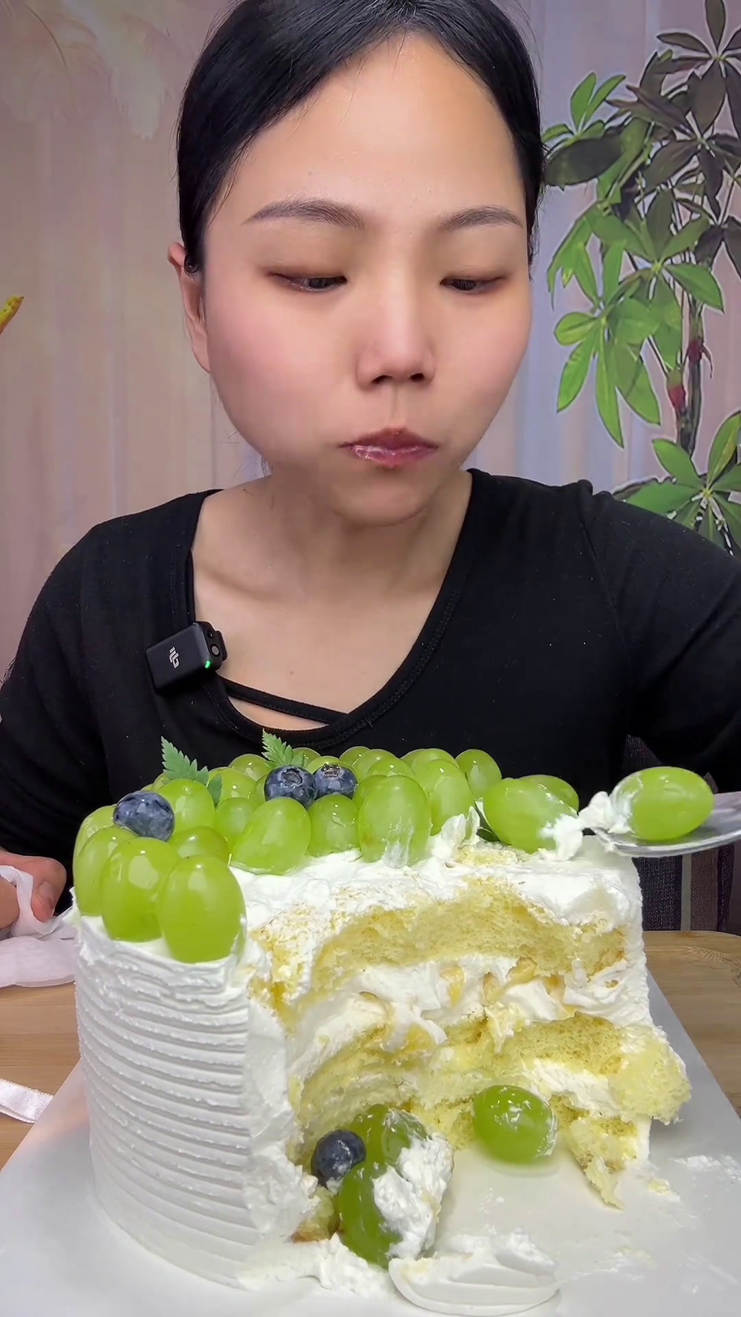 6寸青提小蛋糕,提前祝天下的母亲:母亲节快乐哦!吃蛋糕下午茶甜品治愈系美食爱生活爱分享爱美