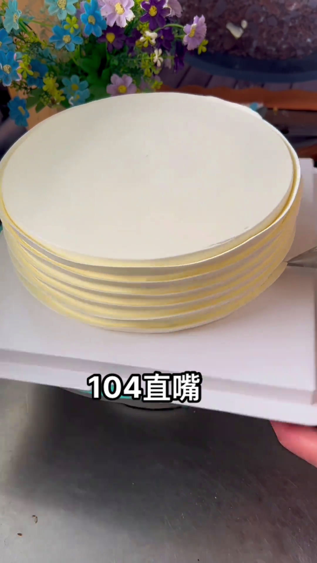6寸的生日蛋糕制作简单易学,你学会了吗?手绘蛋糕做蛋糕裱花蛋糕裱花蛋糕创意蛋糕