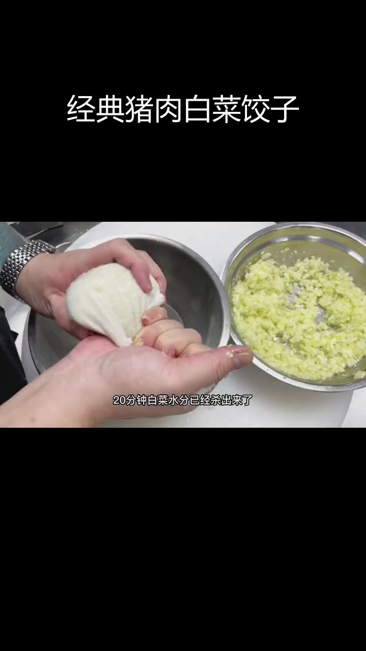 猪肉白菜饺子馅做法