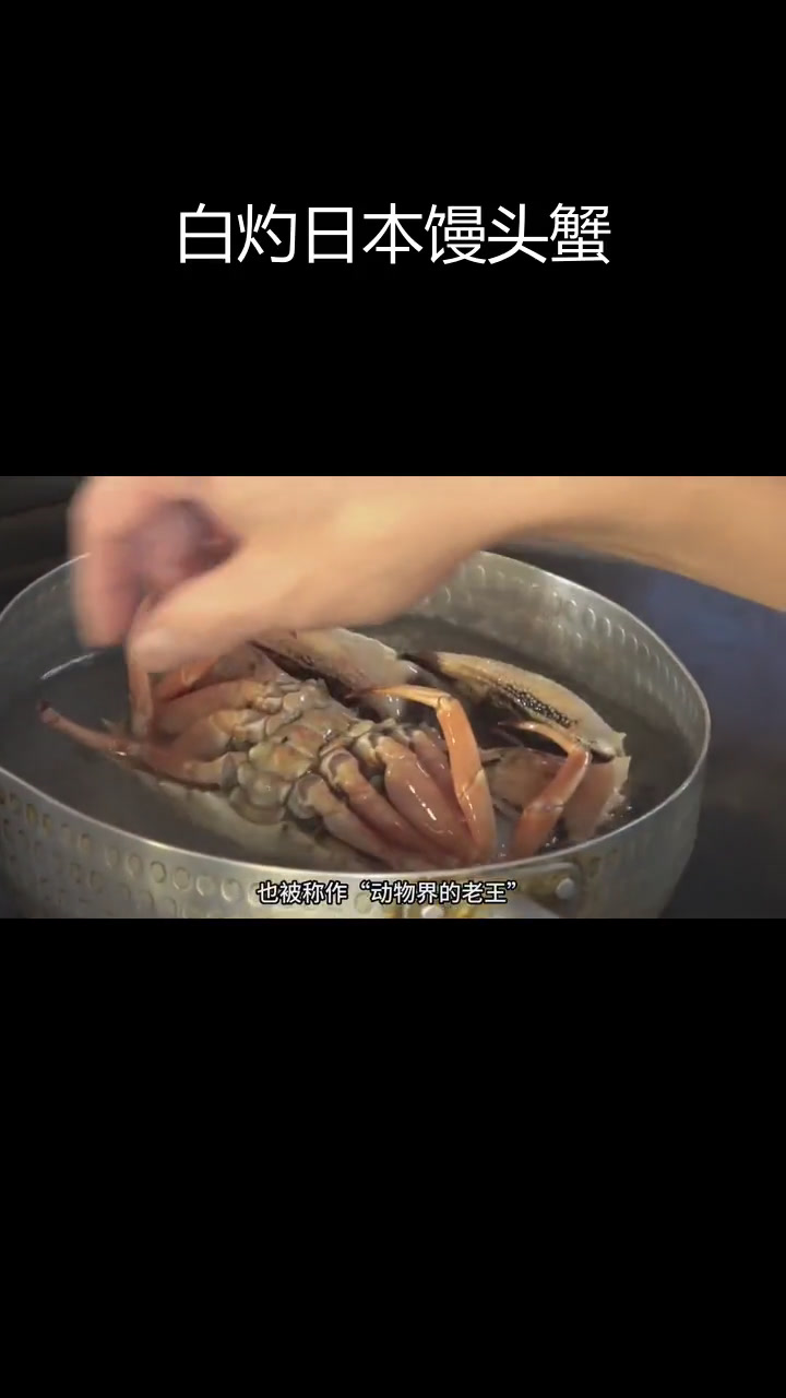 馒头蟹:控制欲强,肉质清甜