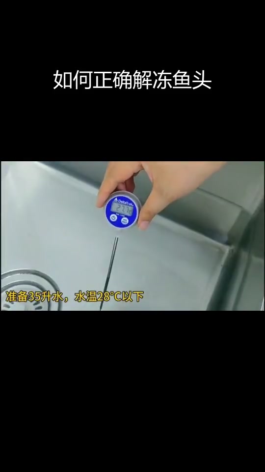鱼头解冻技巧,保持新鲜如初