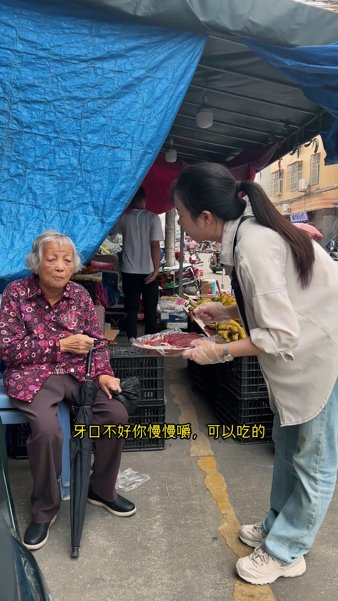 你们有没有吃到过汕头的猪肉脯呢潮汕美食记录摆摊生活潮汕美食