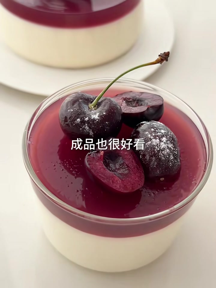 懒人小甜品-车厘子慕斯蛋糕