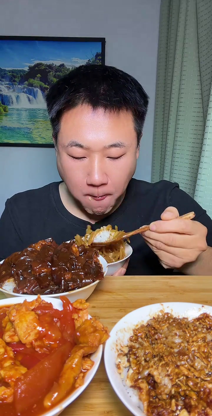 家常菜盖饭好过瘾,一次能吃几种好吃的盖饭!美食官省饭课代表家常菜美食分享盖饭