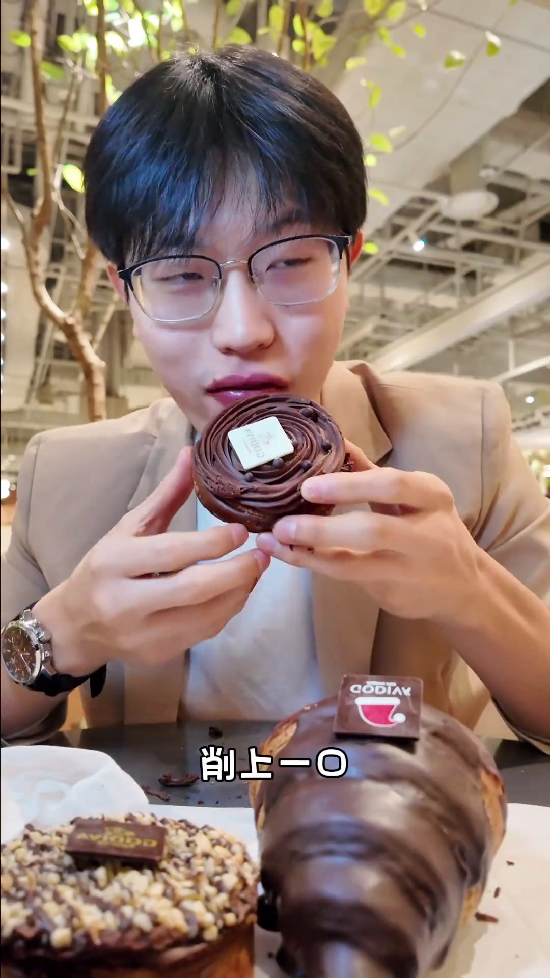 歌帝梵巧克力烘焙目前只有东京和首尔俩家