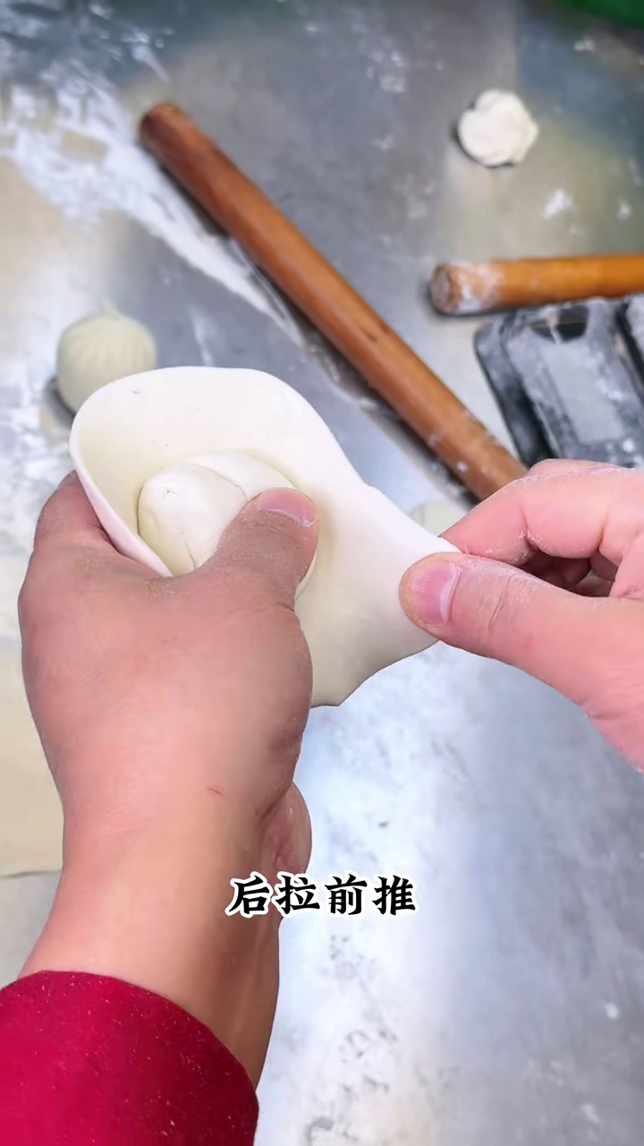 包包子手法详细手法讲解,早餐培训